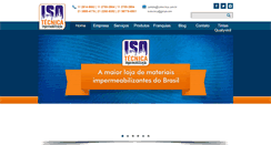 Desktop Screenshot of isotecnica.com.br
