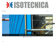Tablet Screenshot of isotecnica.com